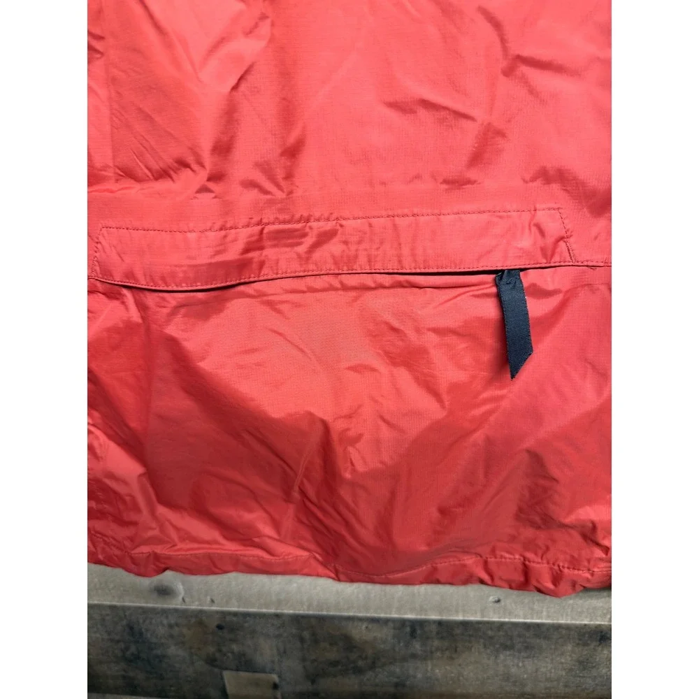 The‎ North Face Mens HyVent 1/2 Zip Rain Jacket Orange Red Pullover Size L